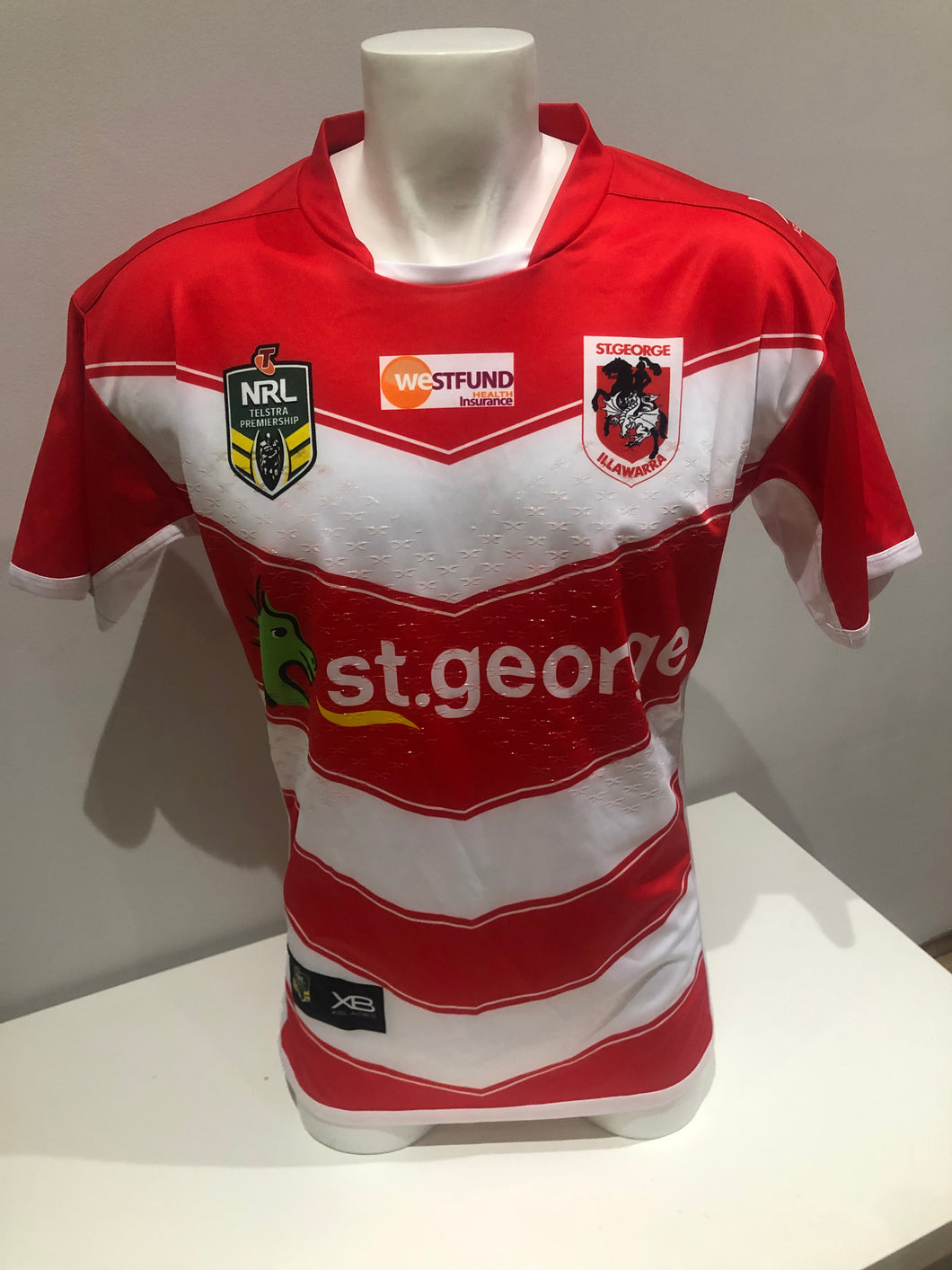 2018 St George Illawarra Dragons NRL HOME Player Issue Jersey – Sports Gear  Australia